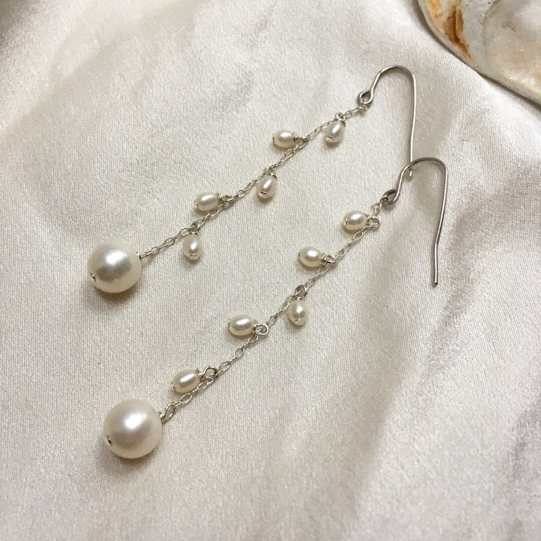 Pearl Tassel Earrings