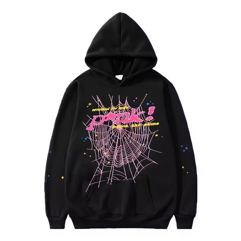 Sp5der Spider Slime Pink Young Thug 555 Angel Hoodies Men Etsy
