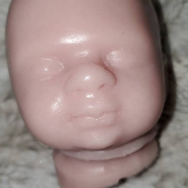 Silicone baby cuddle head preemie for 11" cuddle body