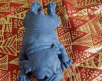 6" silicone baby puppy dog choose any color bulldog