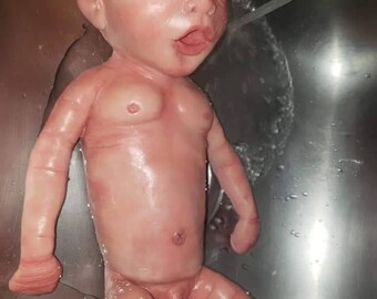 15" Full Body silicone preemie baby boy