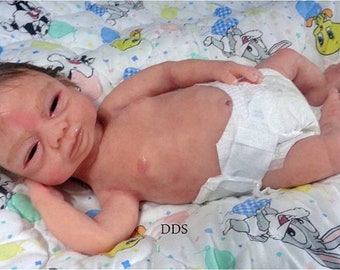 Full Body Silicone Baby Boy Doll - 18&quot; Trevor by Donna Kohn