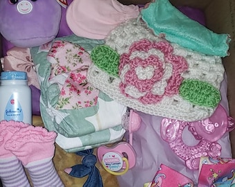 Doll baby surprise BABY box opening 27 items for Reborn silicone baby