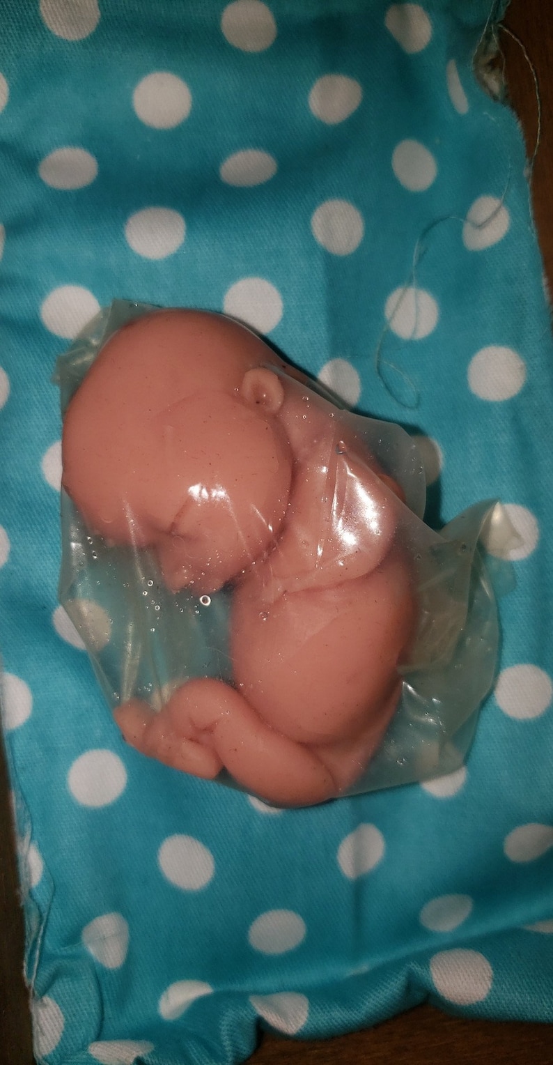 silicone baby fetus memorial baby fetus inside WOMB image 9