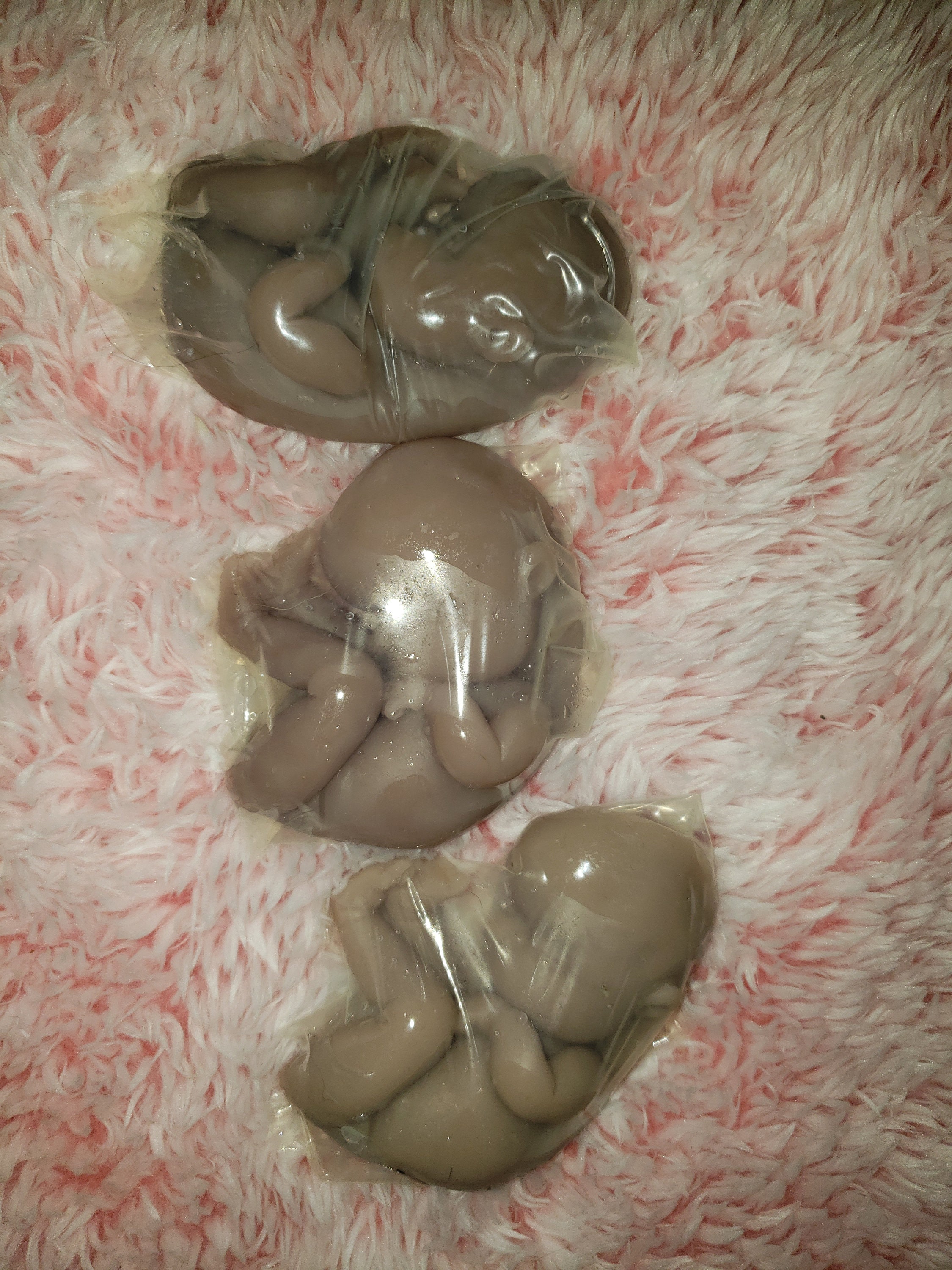 silicone baby fetus memorial baby 3.5" baby 16 week gestationin inside WOMB
