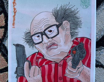 Frank started blasting always sunny Philadelphia Japanese style art print