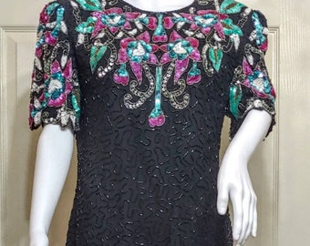 Vtg Laurence Kazar Dress