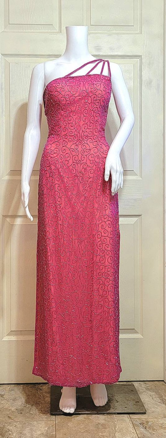 Vintage Beaded Dress - image 3