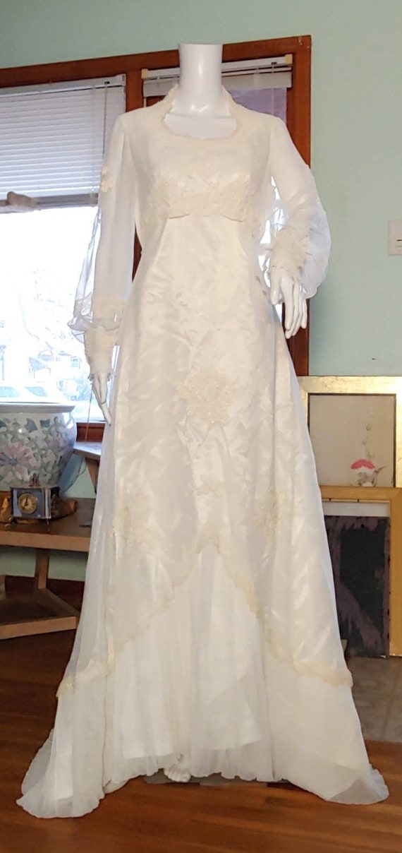 Vtg Wedding Dress