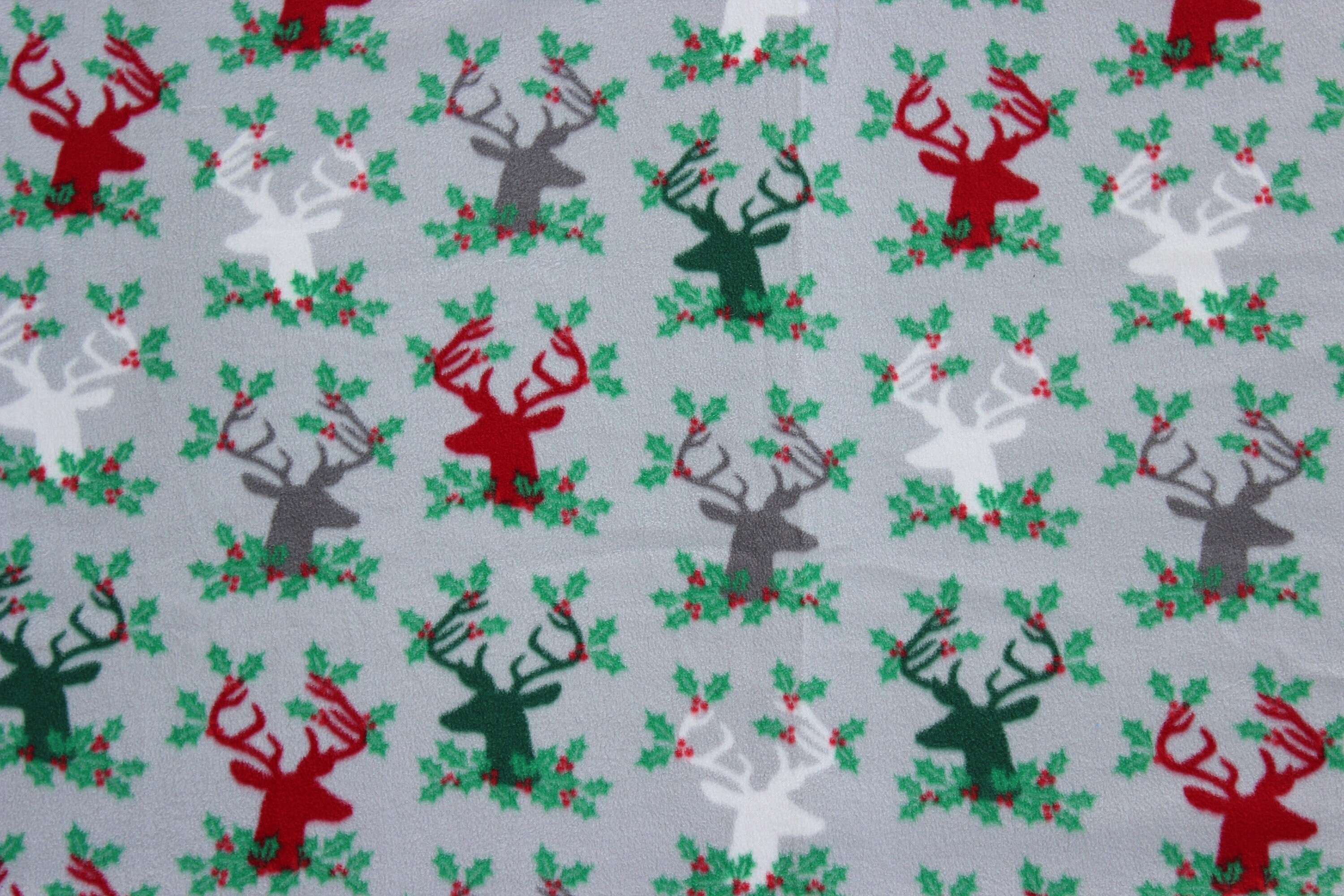 Multi Colored Deer Extra Long Fleece Tie Blanket Etsy
