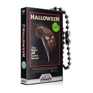 Halloween VHS Keychain