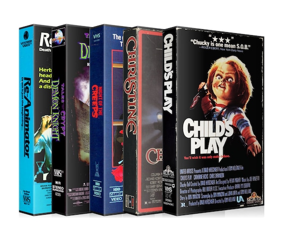VHS Horror Movies - Keychains - Etsy