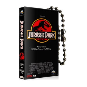 Chaveiro VHS do filme Jurassic Park