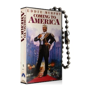 Coming To America VHS Keychain