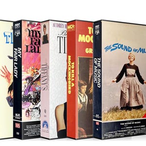 1960s VHS Keychains - Classic Mini VHS Keychains - Classic 60s Movies