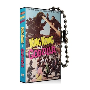 King Kong vs Godzilla Movie VHS Keychain