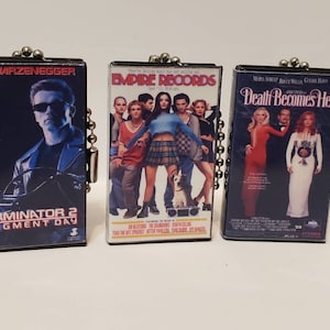 VHS Keychains 90s Movies