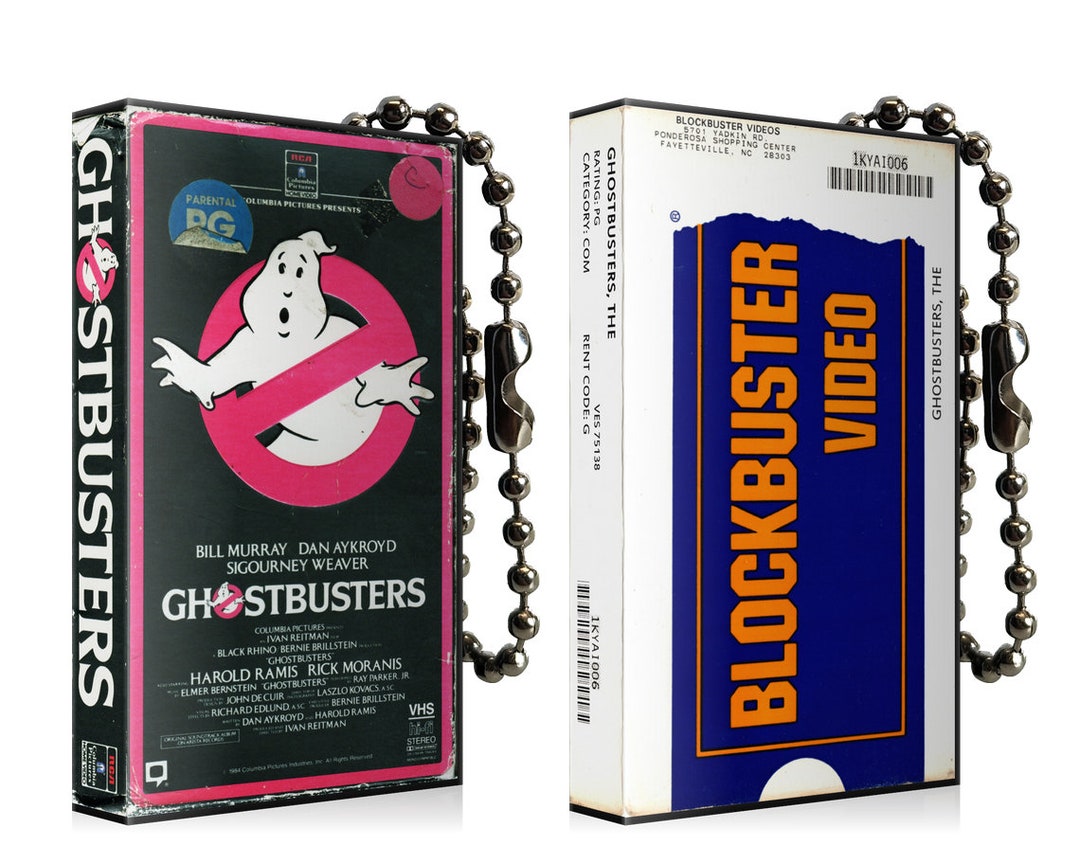 Ghostbusters Blockbuster Video Keychain Lanyard Lot Etsy