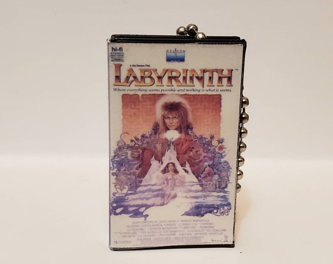 Labyrinth Jim Henson Classic Vhs Dvd Bluray Movie Keychain Etsy