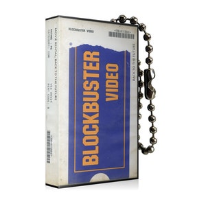 Blockbuster-videoverhuur Back to the Future VHS-sleutelhanger
