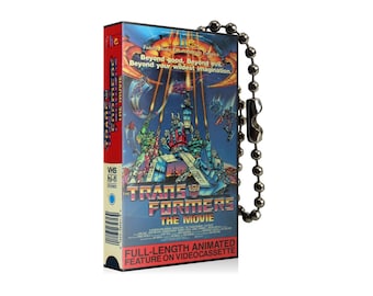 Transformers The Movie VHS Keychain Charm