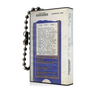 Blockbuster Video Rental Back to the Future VHS Keychain - Etsy