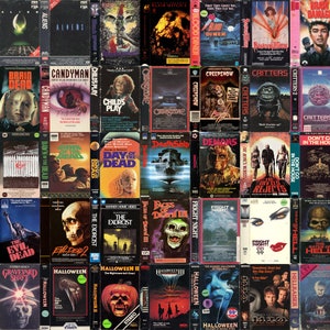 Horror Movie Keychains - Miniature Movie Keychains - Mini VHS - 60+ Different Keychains