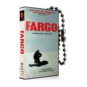 Fargo VHS Keychain Lanyard 90s Cult Classic Movie