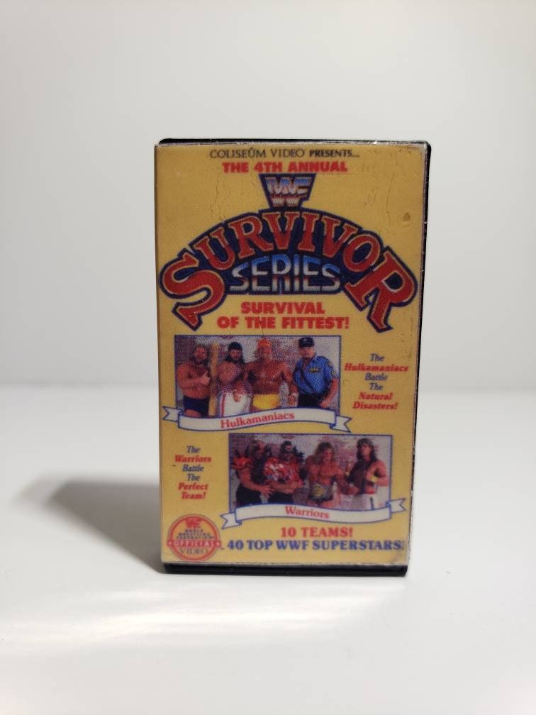 WWF Survivor Series 90 collectible toy miniature wrestling | Etsy