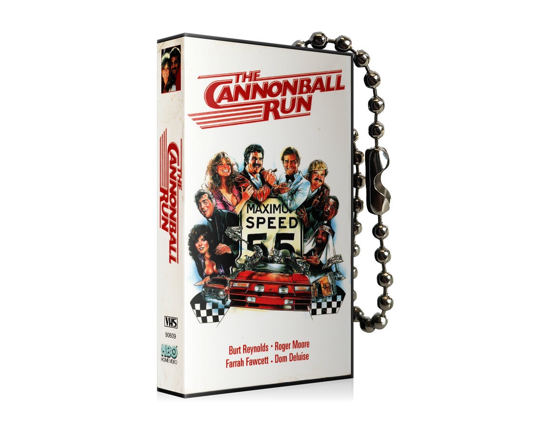 Cannonball Run Movie VHS Keychain Australia