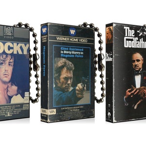 VHS Keychains 70s  Movies