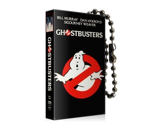 Llavero VHS de los 80 de Los Cazafantasmas