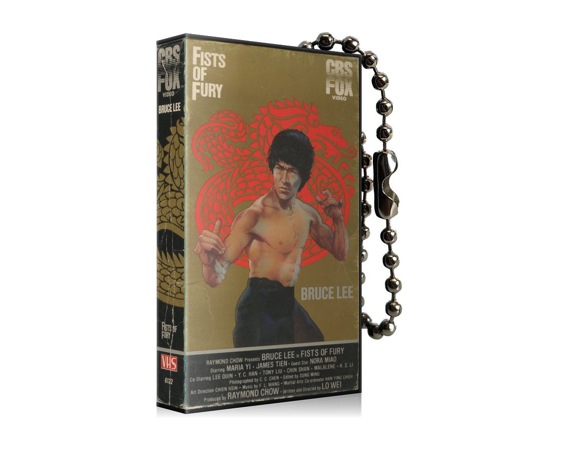 Fist of Fury VHS Keychain