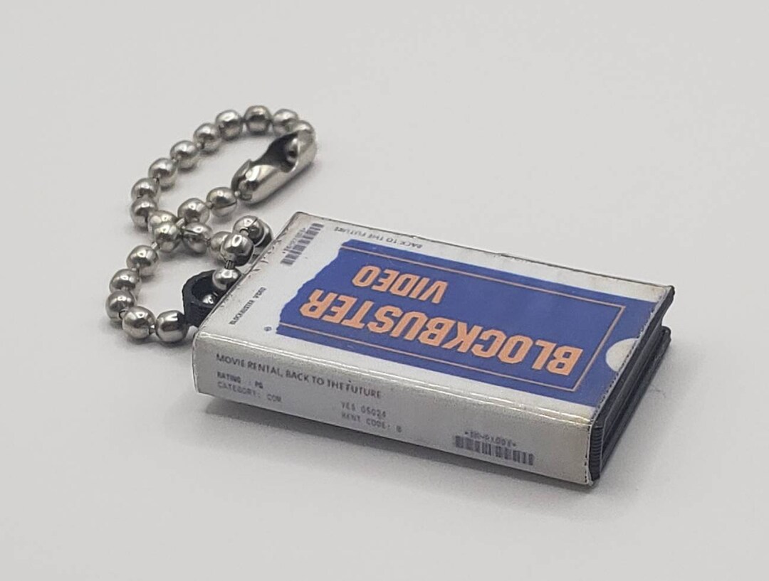 Blockbuster Video Back to the Future Mini VHS Keychain - Etsy Australia