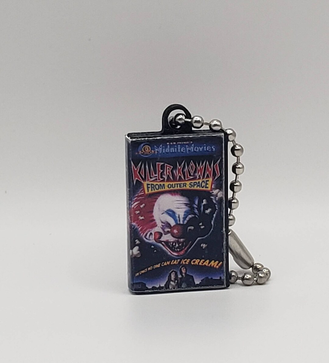 Killer Klowns From Outer Space Mini VHS Keychain Etsy