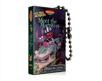 Nickelodeon AAAHH!! Real Monsters VHS Keychain