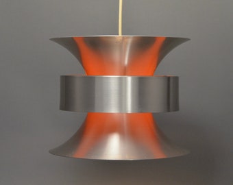 Vintage Pendant Lamp Lyskaer Danish Design Mid-Century 60s Aluminium