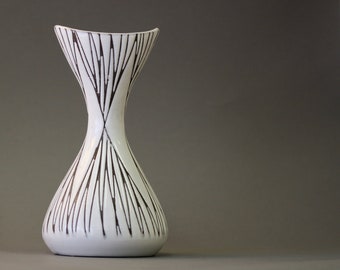 Swedish Vase in Glazed Stoneware by Mari Simmulson for Upsala-Ekeby 1950s
