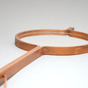 Vintage 1960s Mid Century Modern Mirror Teak Bech & Starup Design Denmark Teak Danish Design