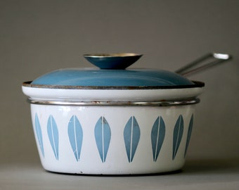 Vintage 1960s Cathrineholm of Norway Lotus Design Pot 7 inches