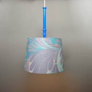 Vintage Pendant Lamp by Uno & Östen Kristiansson for Luxus Vittsjö Blue