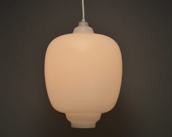 Gorgeous and Large Vintage Opaline Pendant 1960s