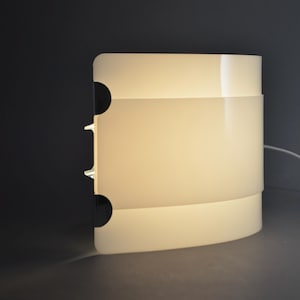 Vintage 1970s Ateljé Lyktan &quot;4150&quot; Wall Lamp with Acrylic Shade & Chrome