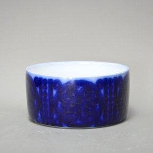 Vintage Blåhusar Flintgods Gustavsberg Stig Lindberg Bowl