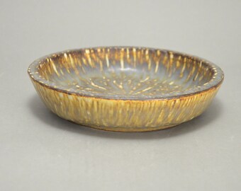 1950 年代のストーンウェア ボウル、Gunnar Nylund 作、ロール