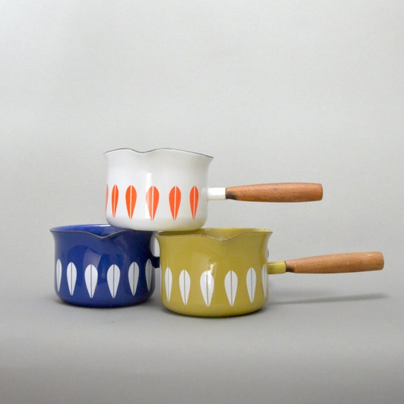 1960' 北欧ミッドセンチュリーキャサリンホルム 希少ブラックロータス鍋セット 1960' 北欧ミッドセンチュリーキャサリンホルム 希少ブラック