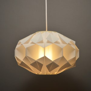 Vintage Facet Pendant 1960s by Lars Schiøler Hoyrup Lighting Danish Design