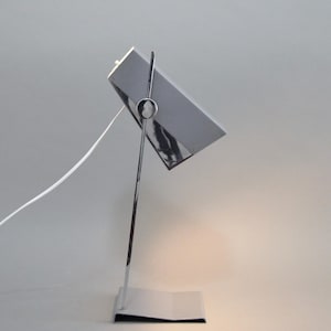 Vintage 1960s Table Lamp by Josef Hurka for Napako Type 0518 Grey