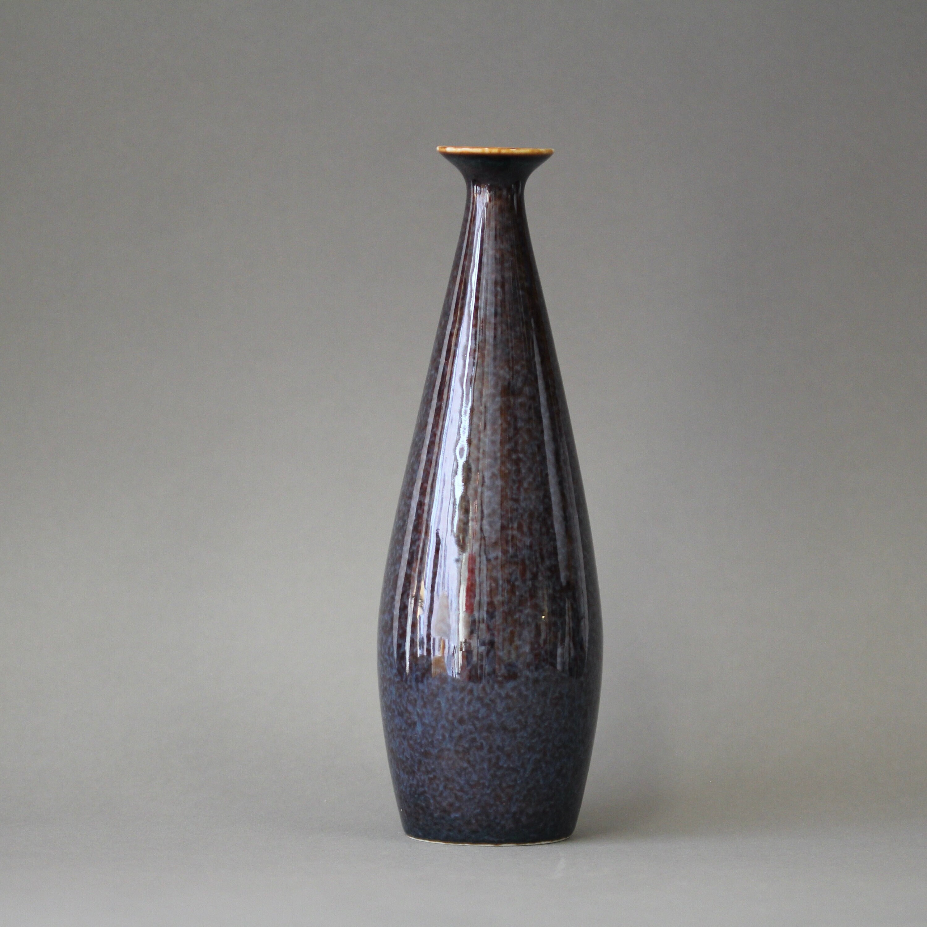  - カール・ハリー・ストールハーネ  ビンテージ 花器 Vase ヴィンテージ 1960 年代 カール ハリー ストールハーネ SAI ブルー