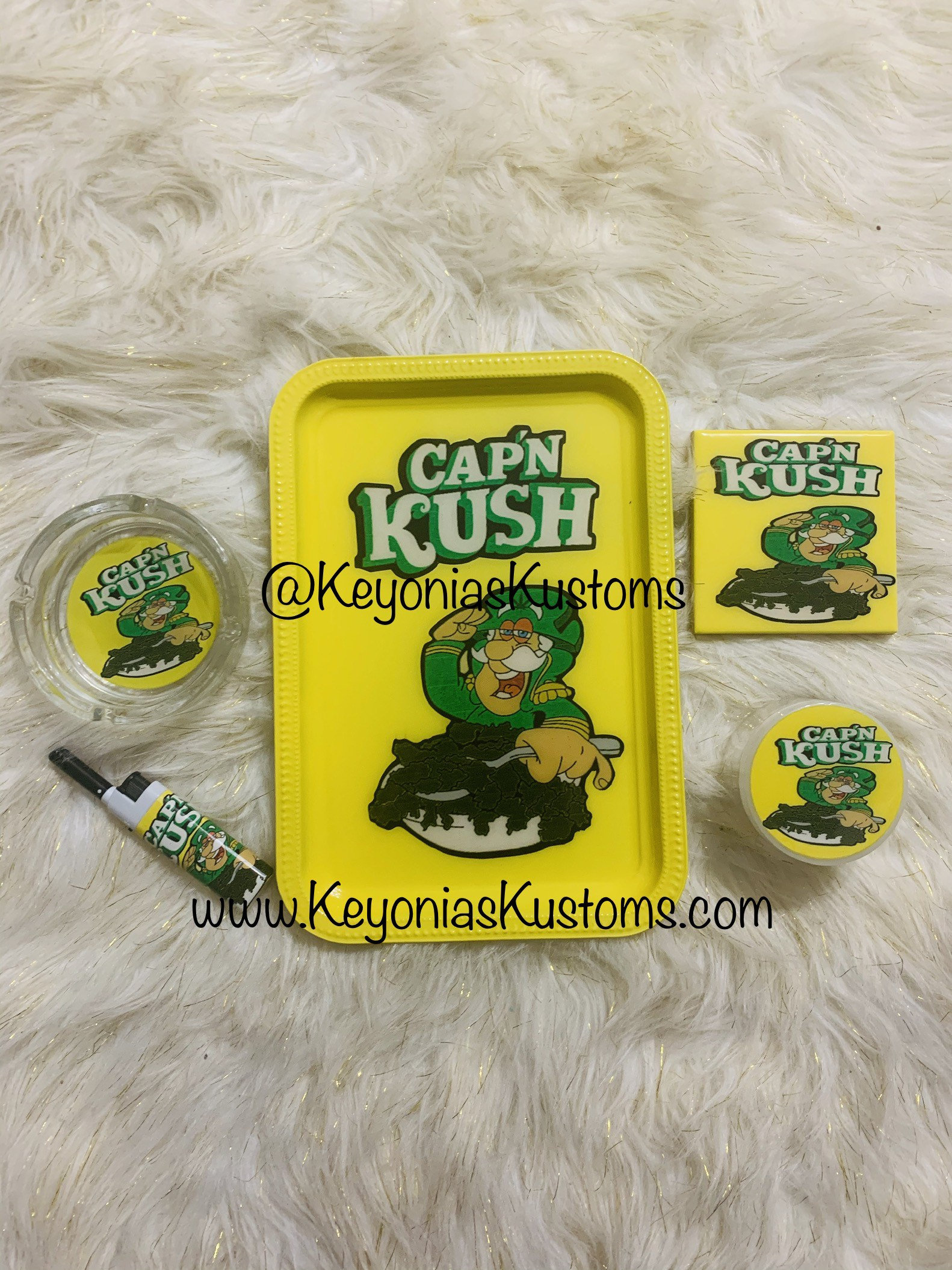 Cap N' Kush Rolling Tray – Kill Your Culture™